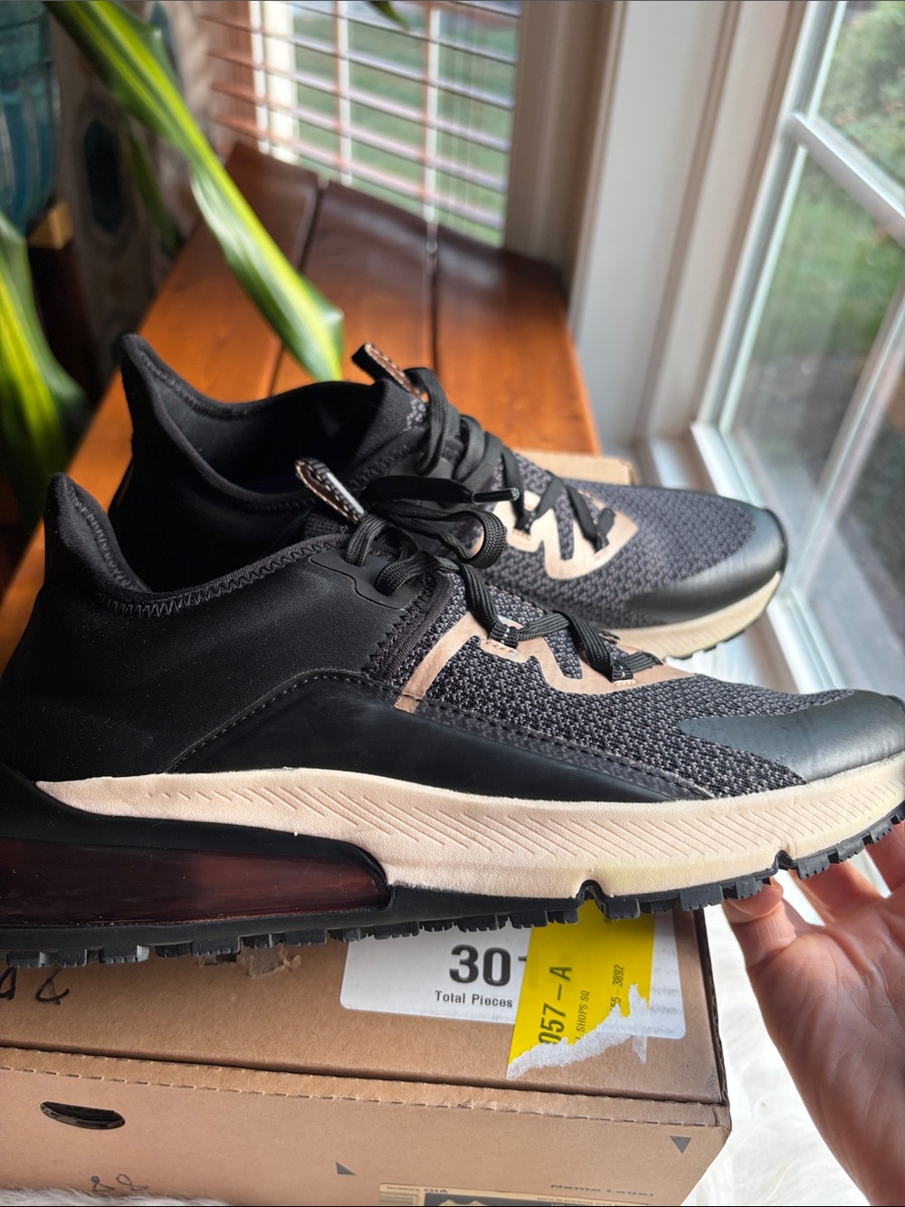 Shoes For Crews women’s Gia Sneakers with rose gold Accents - Picture 3 of 10